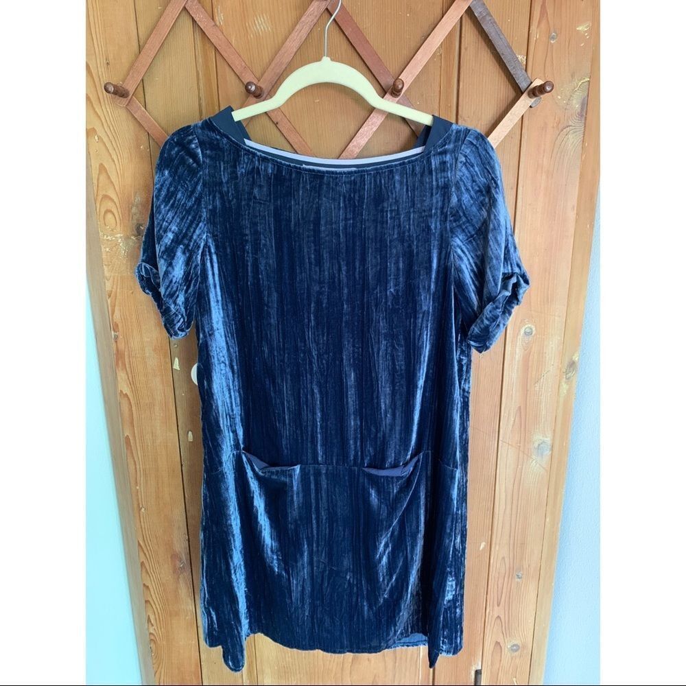 Floreat Anthropologie crushed velvet shift dress - Picture 3 of 9